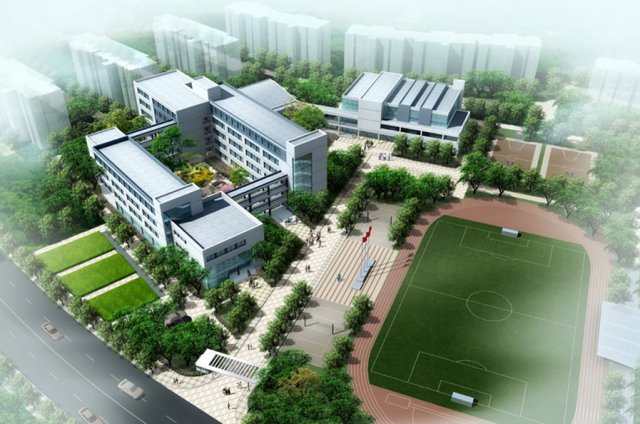 school building 108 3D 모델 .c4d .max .obj .3ds .fbx .stl .blend 