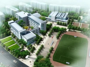 स्कूल भवन 108 3D मॉडल