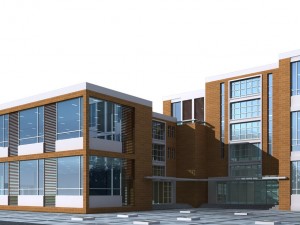 school building 112 3D Model