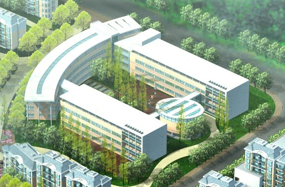 school building 113 3D Model .c4d .max .obj .3ds .fbx .stl .blend 