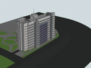 school building 116 3D Model