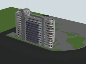 school building 116 3D Model