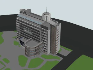 school building 116 3D Model