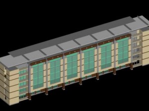 school building 120 3D Model