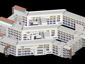 school building 121 3D Model