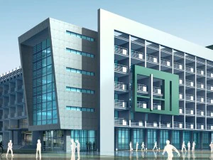 gedung sekolah 122 Model 3D