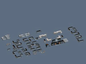 gedung sekolah 130 Model 3D