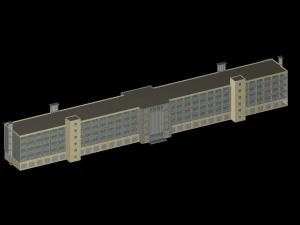 gedung sekolah 133 Model 3D