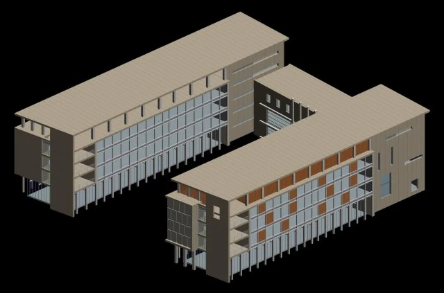 school building 141 3D Model .c4d .max .obj .3ds .fbx .stl .blend 