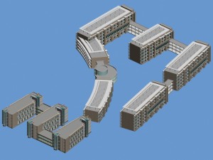school building 148 3D Model