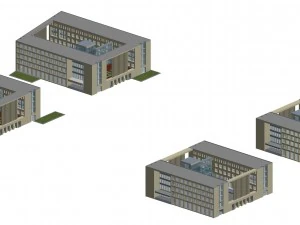 विद्यालय भवन 149 3D मॉडल