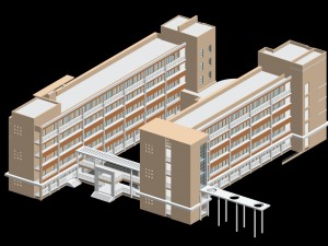 school building 150 3D Model