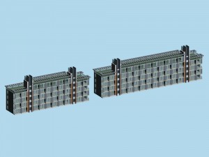 school building 153 Modelo 3D