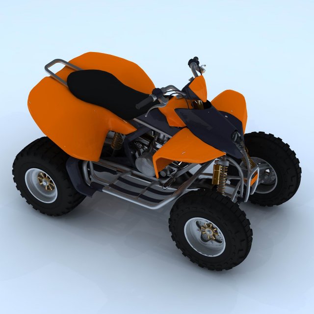 all terrain vehicle atv 3D 모델 .c4d .max .obj .3ds .fbx .stl .blend 