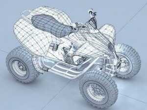 all terrain vehicle atv 3D 모델