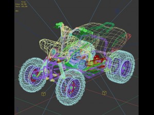 all terrain vehicle atv 3D 모델