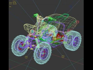 all terrain vehicle atv 3D Model
