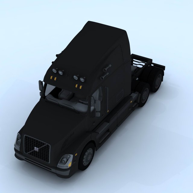 front of truck transport 12745 Modello 3D .c4d .max .obj .3ds .fbx .stl .blend 