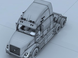 front of truck transport 12745 Modello 3D