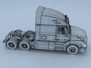 front of truck transport 12745 Modello 3D