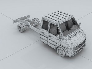 front of truck transport 35662 3Dモデル