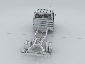 front of truck transport 35662 3Dモデル