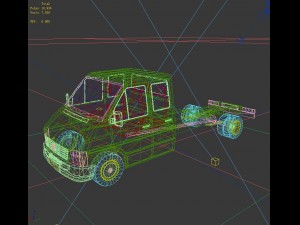 front of truck transport 35662 3Dモデル