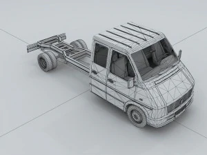 front of truck transport 35663 3D Model