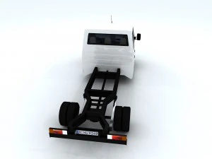 front of truck transport 35663 3D Model