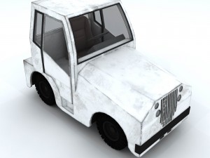 front of truck transport 75542 3D-Modell