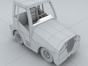 front of truck transport 75542 3Dモデル