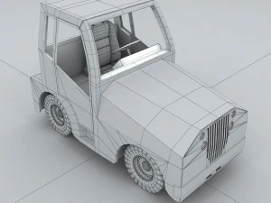 front of truck transport 75542 3D Model
