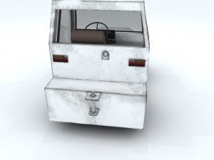 front of truck transport 75542 3Dモデル