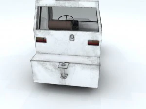 front of truck transport 75542 3D Model