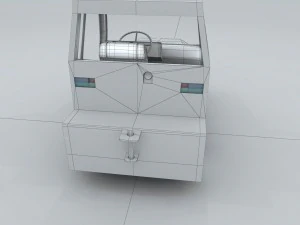 front of truck transport 75542 3D Model