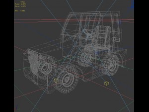 front of truck transport 75542 3Dモデル
