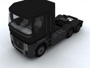 front of truck transport d1274 3D-Modell