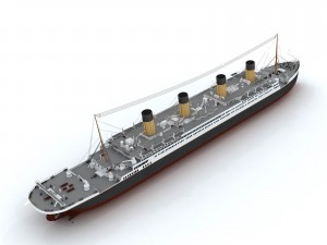 passenger boat transport 34787 3D Model