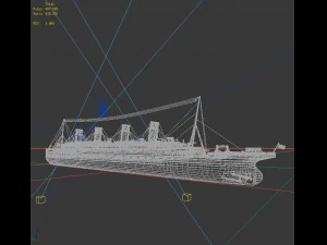 passenger boat transport 34787 3D Model