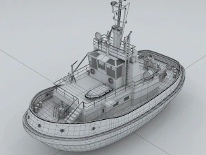 passenger boat transport 34876 3D Model