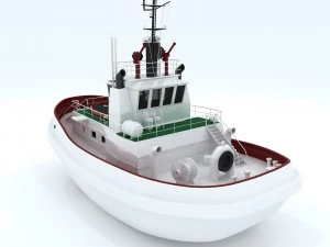 passenger boat transport 34876 3D Model