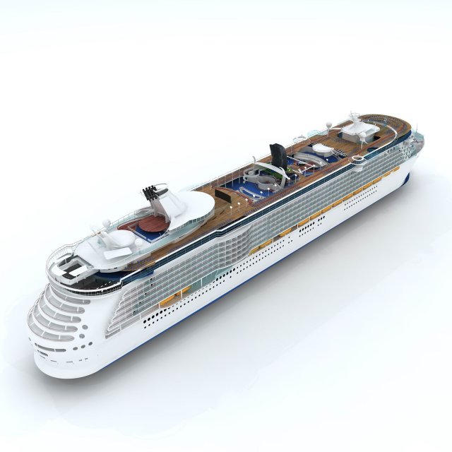 passenger boat transport 35547 3D-Modell .c4d .max .obj .3ds .fbx .stl .blend 