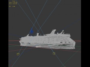 passenger boat transport 35548 3D Model