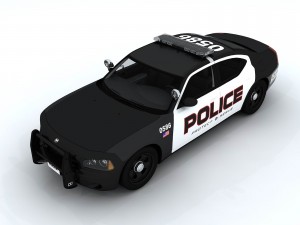 police vehicles 3D-Modell