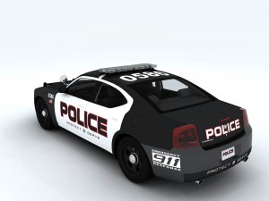 police vehicles 3D Model