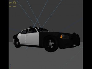 police vehicles 3D Model