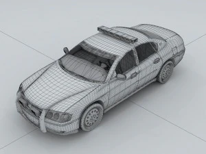police vehicles 36071 3D Model