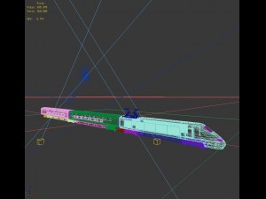 train transportation 36200 3D Модель