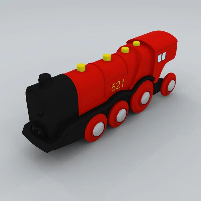 train transportation 75095 3D Model .c4d .max .obj .3ds .fbx .stl .blend 