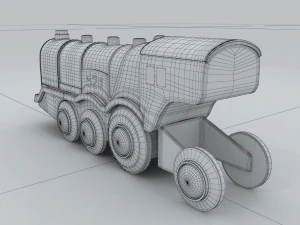 train transportation 75095 3D Model
